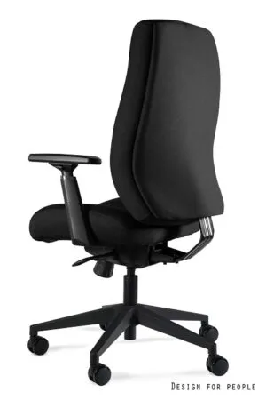 Fotel dyspozytorski ZOME 24/7 czarny, tkanina