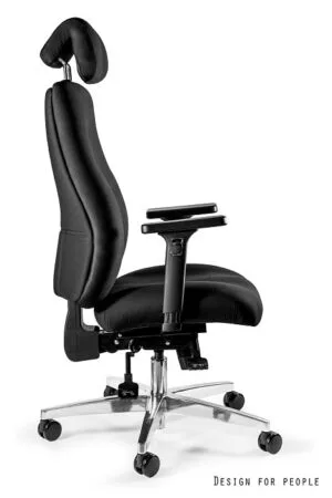 Fotel dyspozytorski ULTIMA 24/7 czarny, tkanina