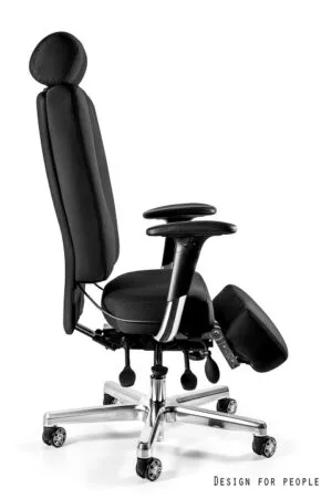 Fotel dyspozytorski MAJOR 24/7 czarny, tkanina