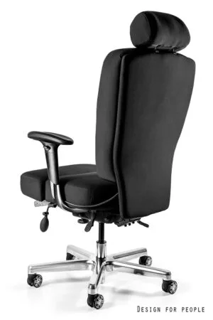 Fotel dyspozytorski MAJOR 24/7 czarny, tkanina