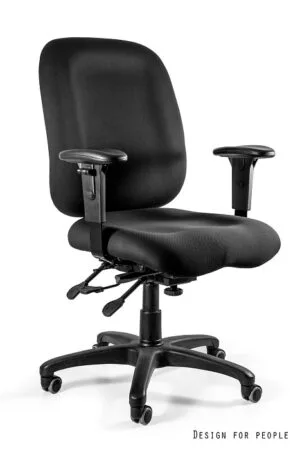 Fotel dyspozytorski LIDER 24/7 czarny, tkanina