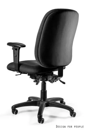 Fotel dyspozytorski LIDER 24/7 czarny, tkanina