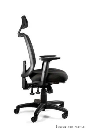 Fotel dyspozytorski SAGA PLUS 24/7, kolory siatka/tkanina