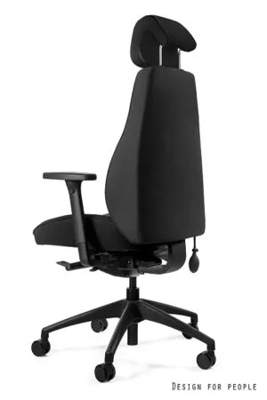 Fotel dyspozytorski ICE 24/7 czarny, tkanina