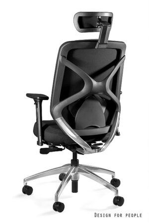 HERO fotel biurowy czarny stelaż, tkanina 7 kolorów