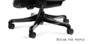 Fotel ergonomiczny ERGOTHRONE BLACK GUN czarny, siatka