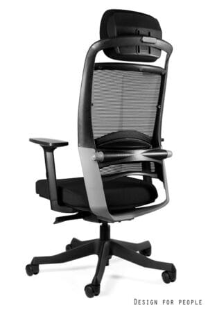 Fotel biurowy, FULKRUM czarny, siatka 3 kolory, tkanina 18 kolorów lub skóra naturalna