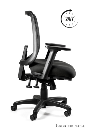 SAGA PLUS M fotel biurowy 24/7, kolory siatka/tkanina