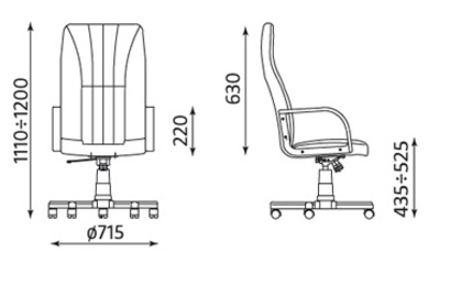 MEFISTO fotel biurowy, 3 kolory - obrazek 4