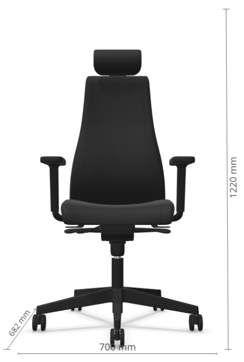 VIDEN fotel biurowy, 2 kolory - obrazek 3