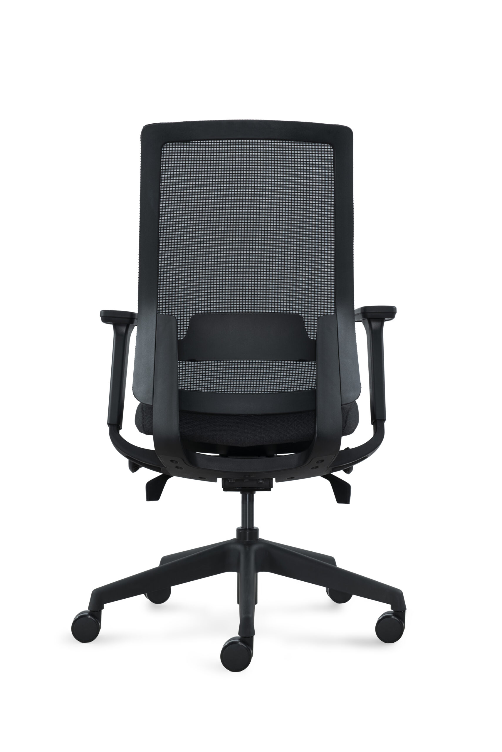 DEEO fotel biurowy czarny, siatka/tkanina 5 kolorów - obrazek 3