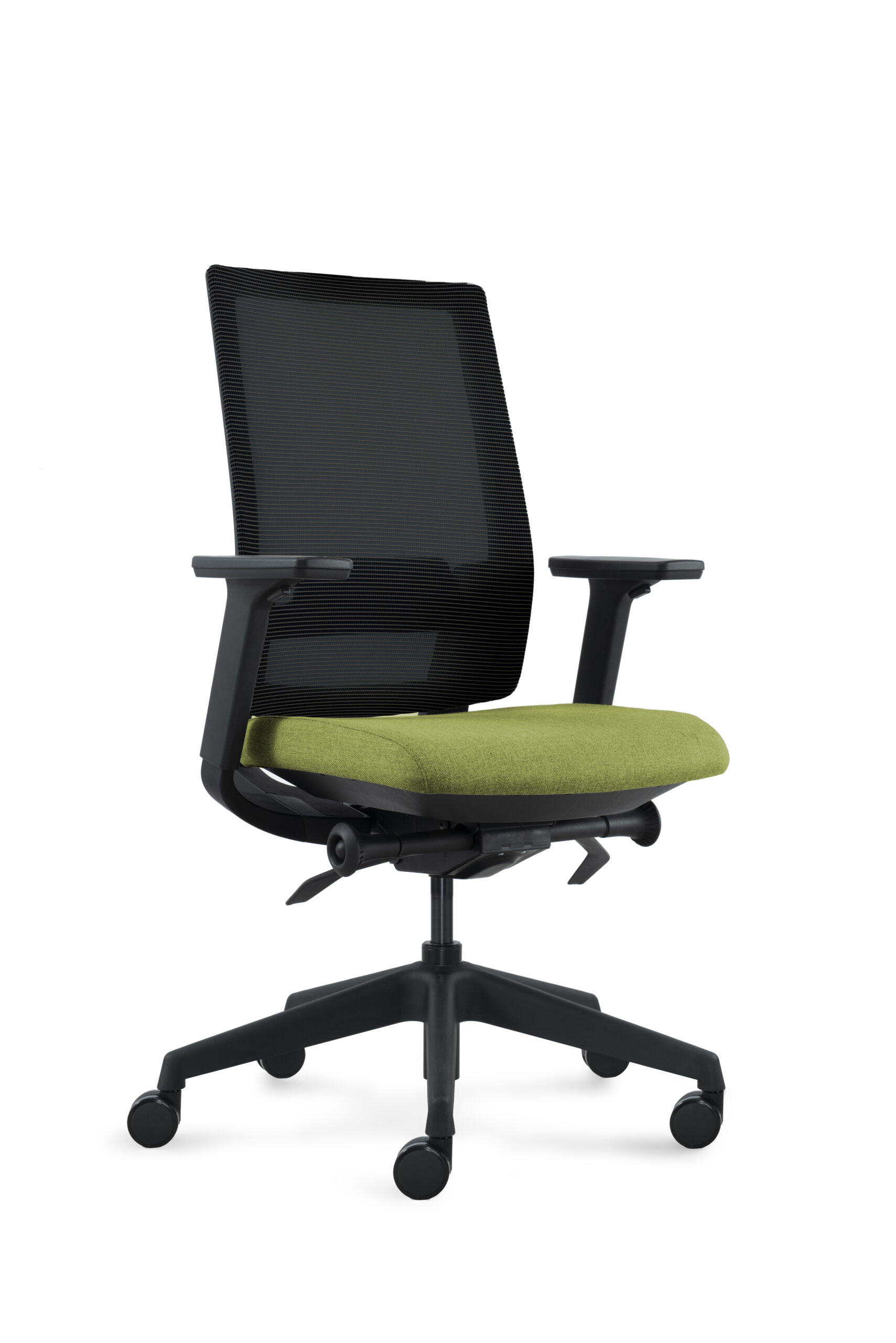 DEEO fotel biurowy czarny, siatka/tkanina 5 kolorów - obrazek 7