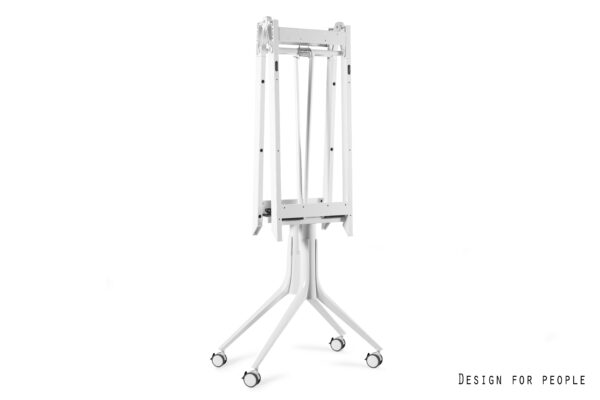 CARL Table duży stół mobilny, składany, biały stelaż, blat 2 kolory - obrazek 6
