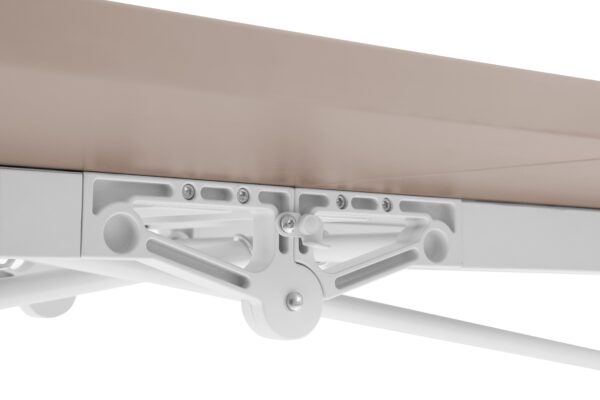 CARL Table duży stół mobilny, składany, biały stelaż, blat 2 kolory - obrazek 3