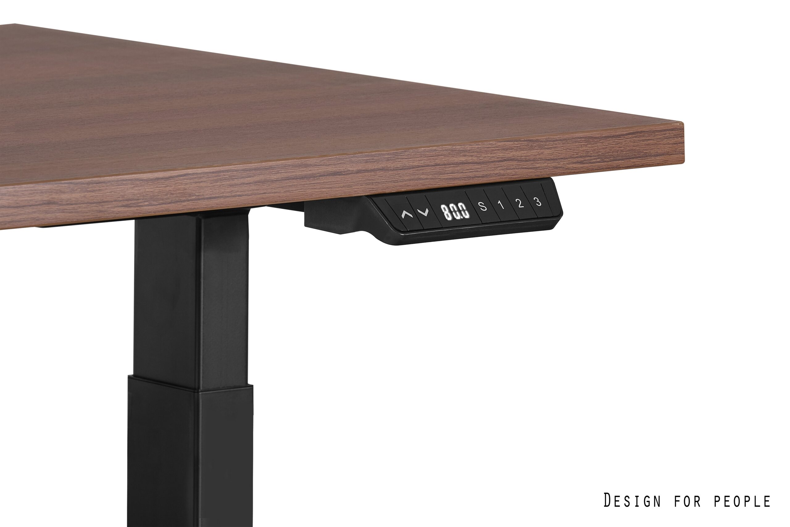 Biurko elektryczne ACTIVE I, czarny stelaż, blat 4 kolory - obrazek 2