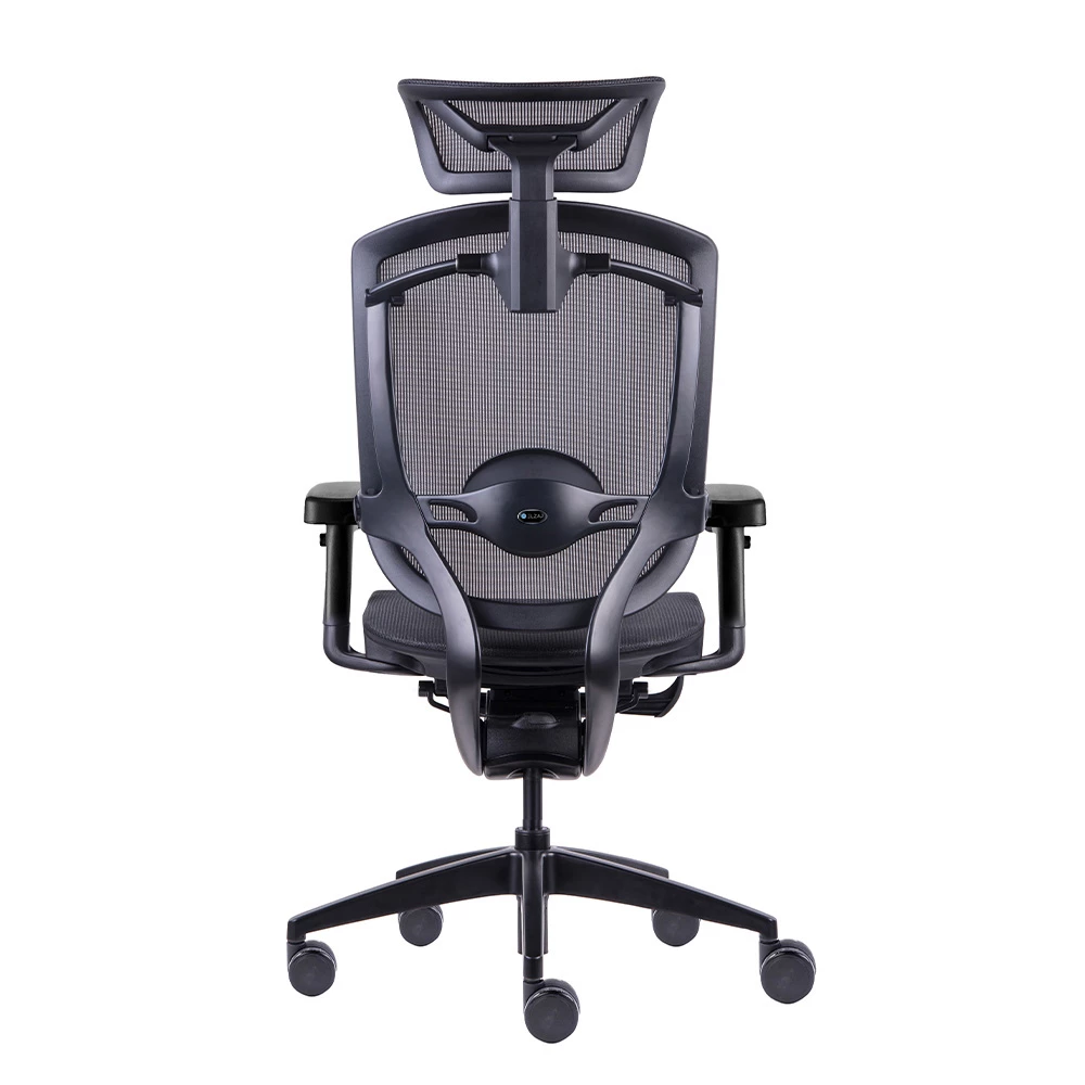 MAVEN fotel biurowy aluminiowy stelaż czarny - obrazek 4