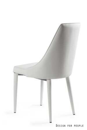 Krzesło SETINA, eko-skóra biała