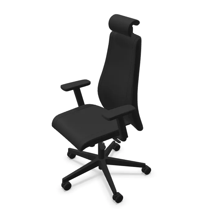 Fotel biurowy VIDEN, 2 kolory - obrazek 4