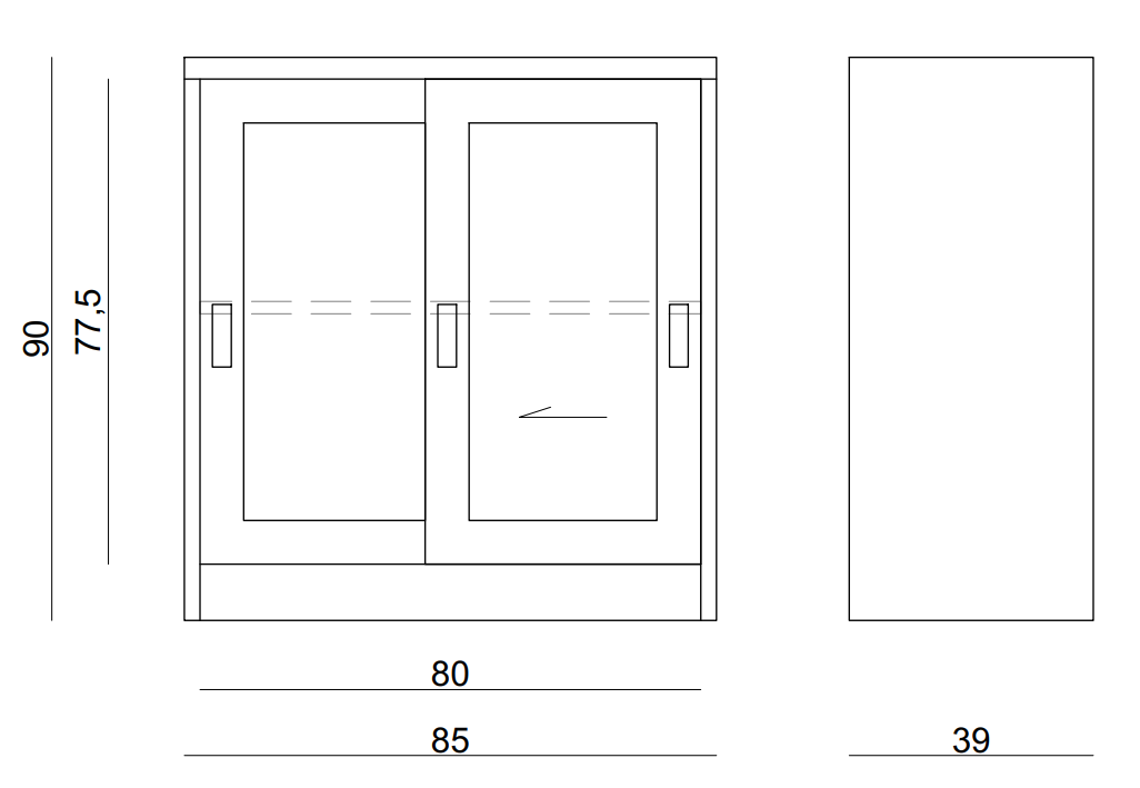 SZAFKA XD-018-G - obrazek 3