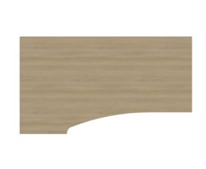 HEBE BE06/7 Biurko profilowane lewe 158,5/70×90/74h