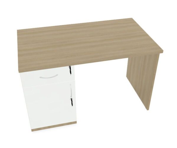 HEBE BP21/7 Biurko szafkowe lewe 118,5x70x74h - obrazek 3