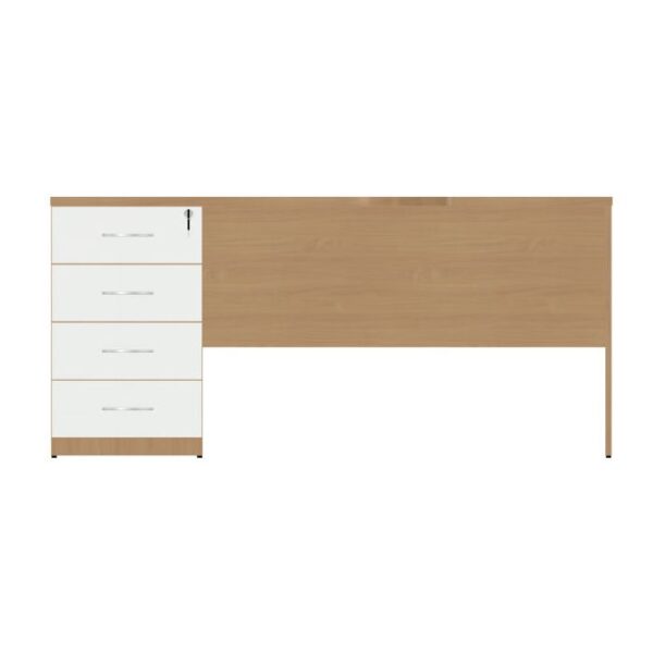 HEBE BP29/7 Biurko szafkowe lewe 158,5/70x100/74h