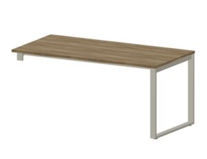 NOTER PZ68 Biurko pojedyncze lewe na nogach o profilu zamkniętym 158,5x80x74h