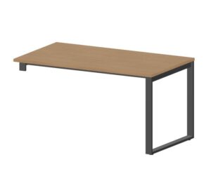 NOTER PZ97 Biurko pojedyncze lewe na nogach o profilu zamkniętym 138,5x70x74h