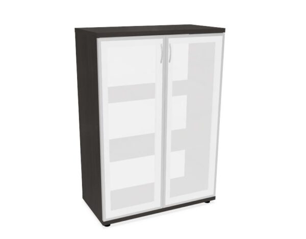 HEBE TS303 regał z witryną 80,2x40x114,5h - obrazek 2