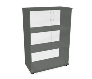 HEBE TS304 regał z witryną 80,2x40x114,5h