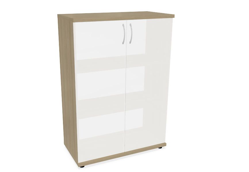 HEBE TS304 regał z witryną 80,2x40x114,5h - obrazek 2