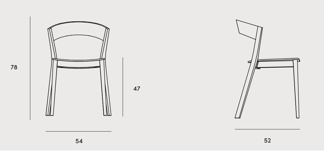 ARCHER krzesło drewniane bukowe Paged ( A-4800 ) - obrazek 6