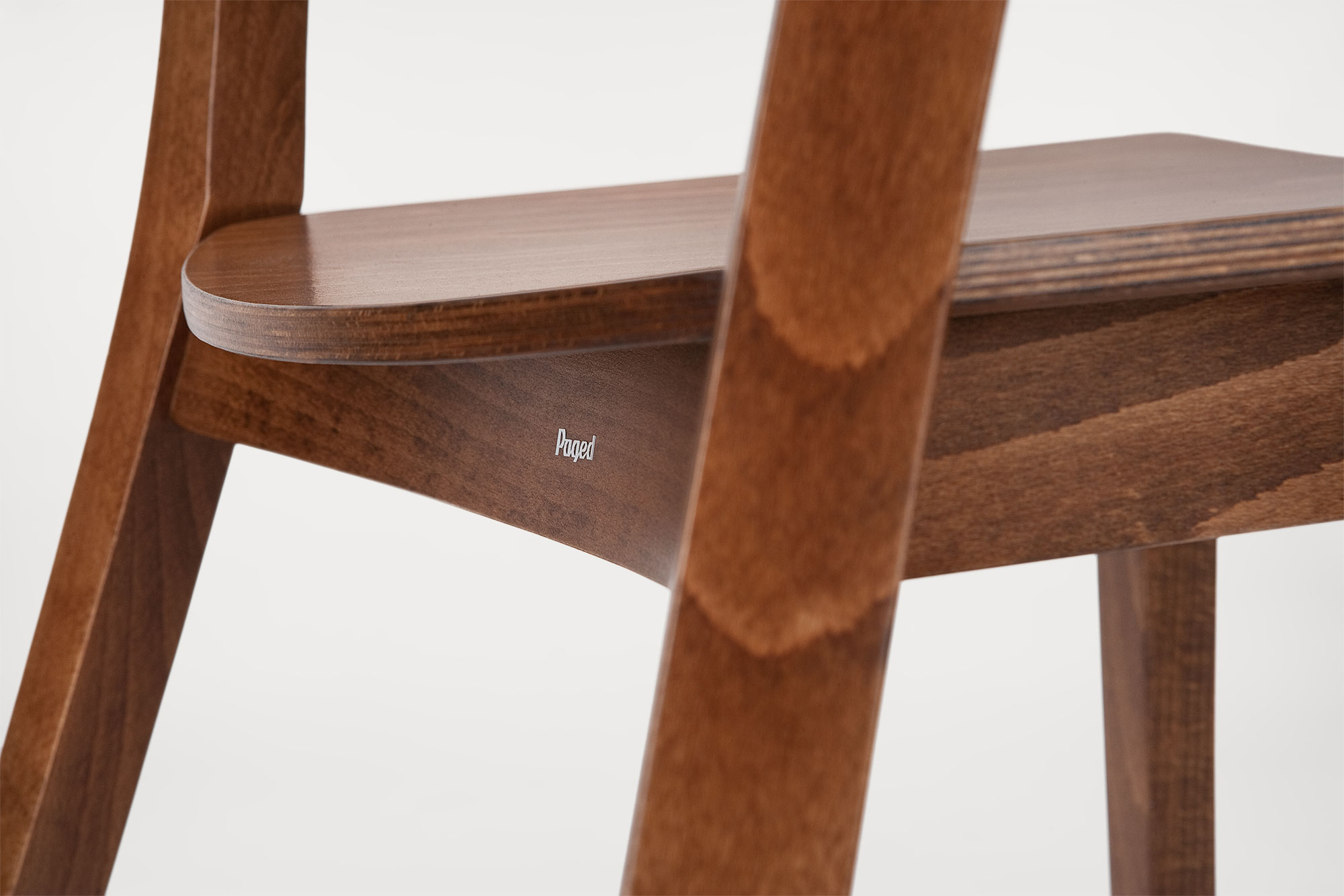 ARCHER krzesło drewniane bukowe Paged ( A-4800 ) - obrazek 3