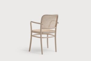 BENKO krzesło drewniane bukowe oparcie i siedzisko mata Paged ( B-8133 )