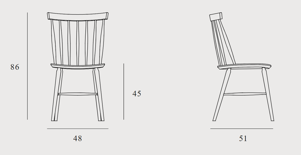 ANTILLA ERBA krzesło drewniane lakierowane siedzisko mata Paged - obrazek 4