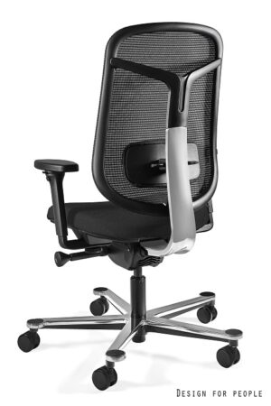 Fotel ergonomiczny GRID M czarny, siatka/tkanina