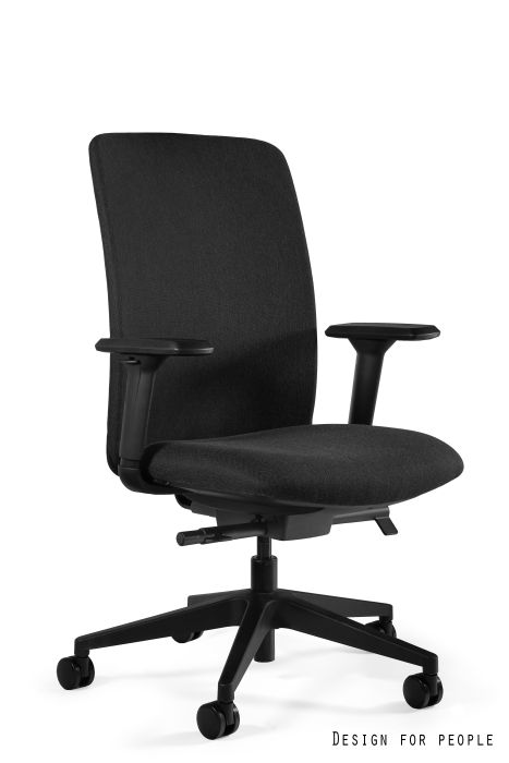 Fotel biurowy ELI, ergonomiczny, tkanina lub eko-skóra, zagłówek lub bez zagłówka