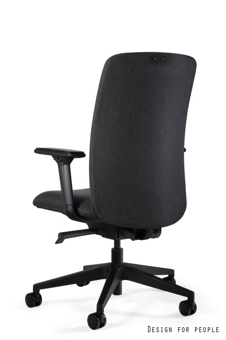 Fotel biurowy ELI, ergonomiczny, tkanina lub eko-skóra, zagłówek lub bez zagłówka - obrazek 3